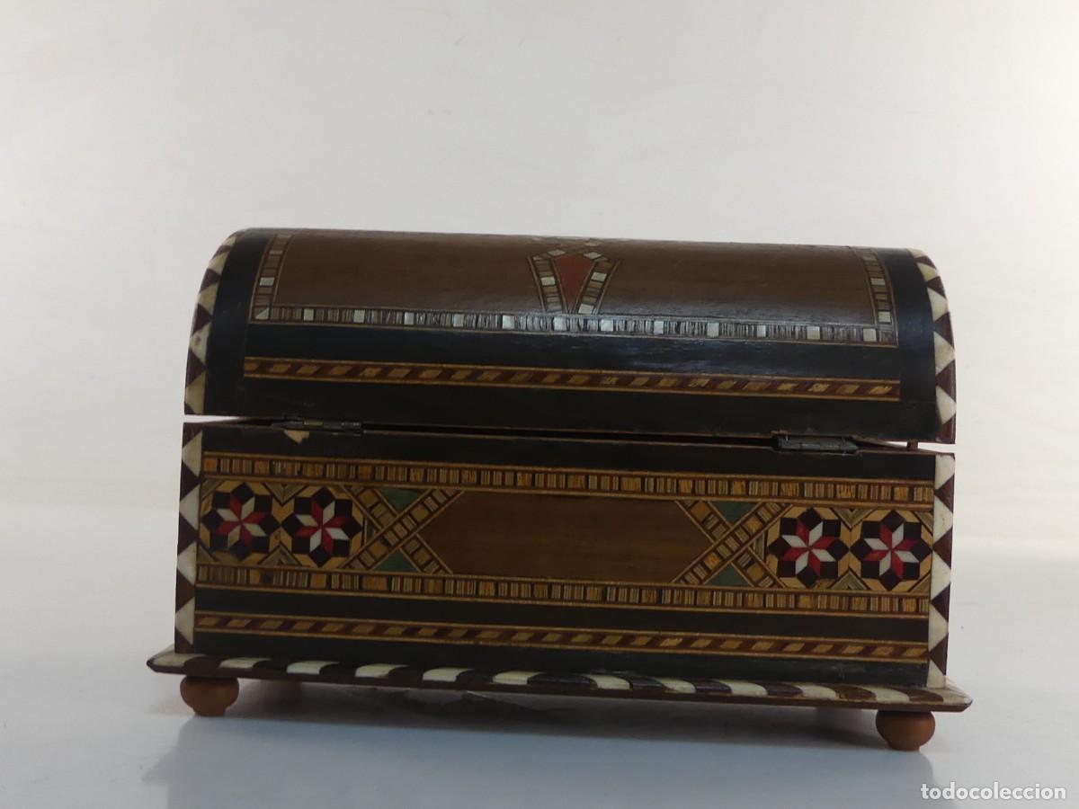 Antig&uuml;edades: CAJA DE MADERA ESTILO GRANADINO - Foto 7