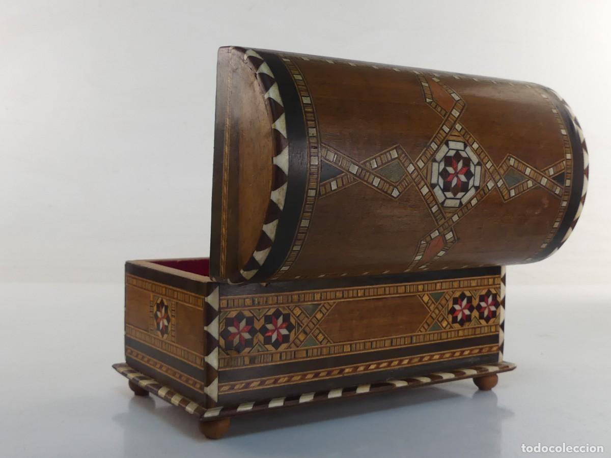 Antig&uuml;edades: CAJA DE MADERA ESTILO GRANADINO - Foto 8