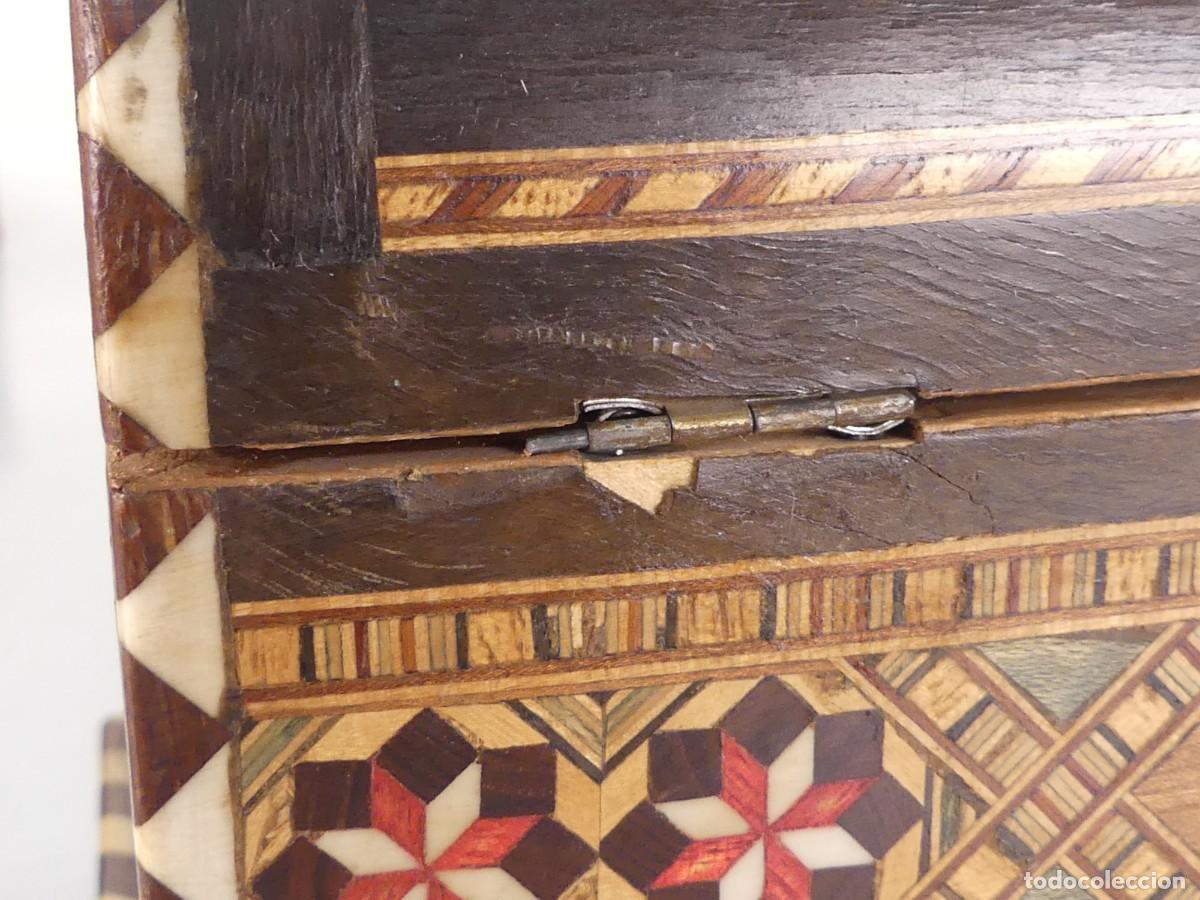 Antig&uuml;edades: CAJA DE MADERA ESTILO GRANADINO - Foto 20