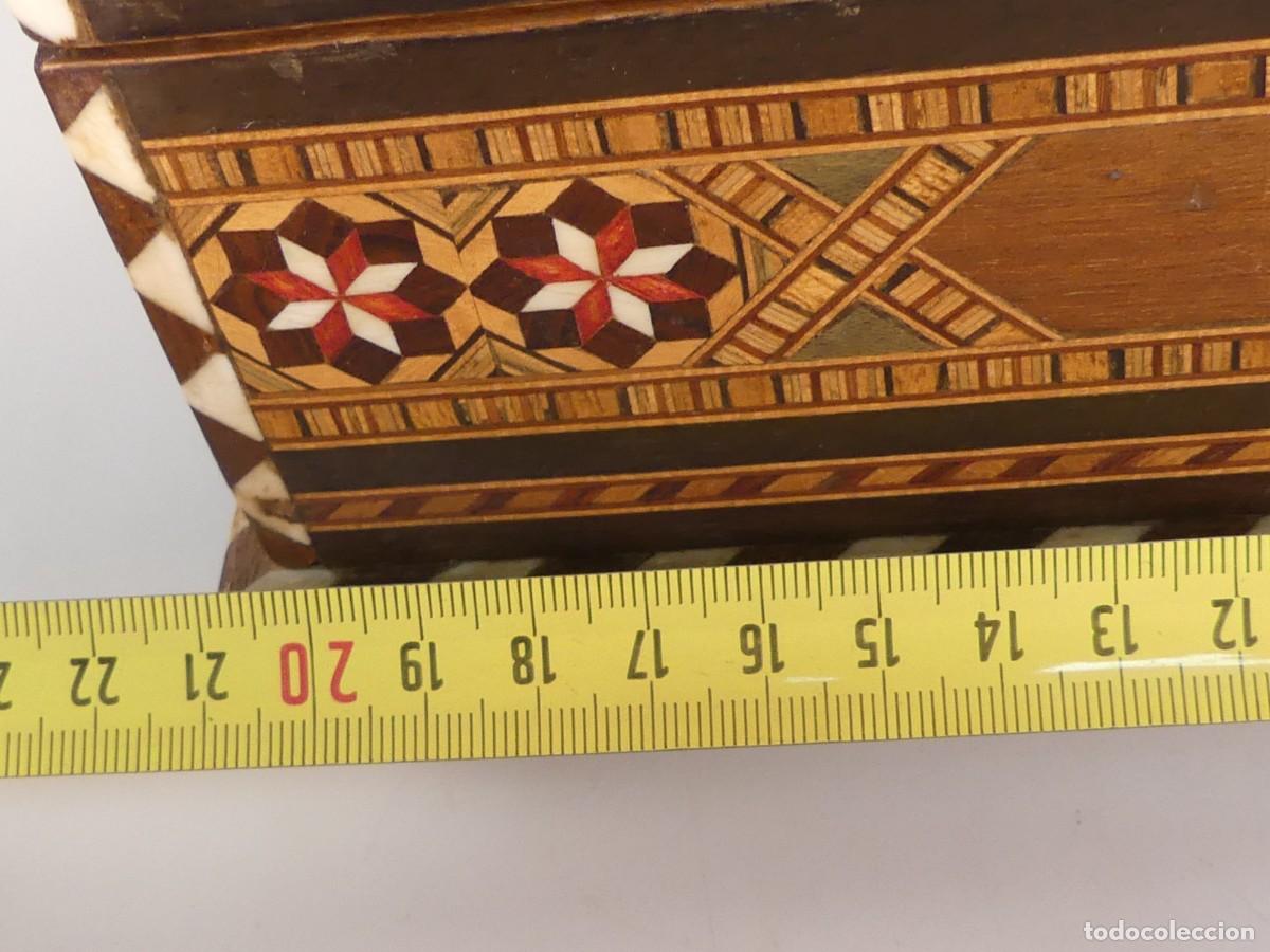 Antig&uuml;edades: CAJA DE MADERA ESTILO GRANADINO - Foto 24