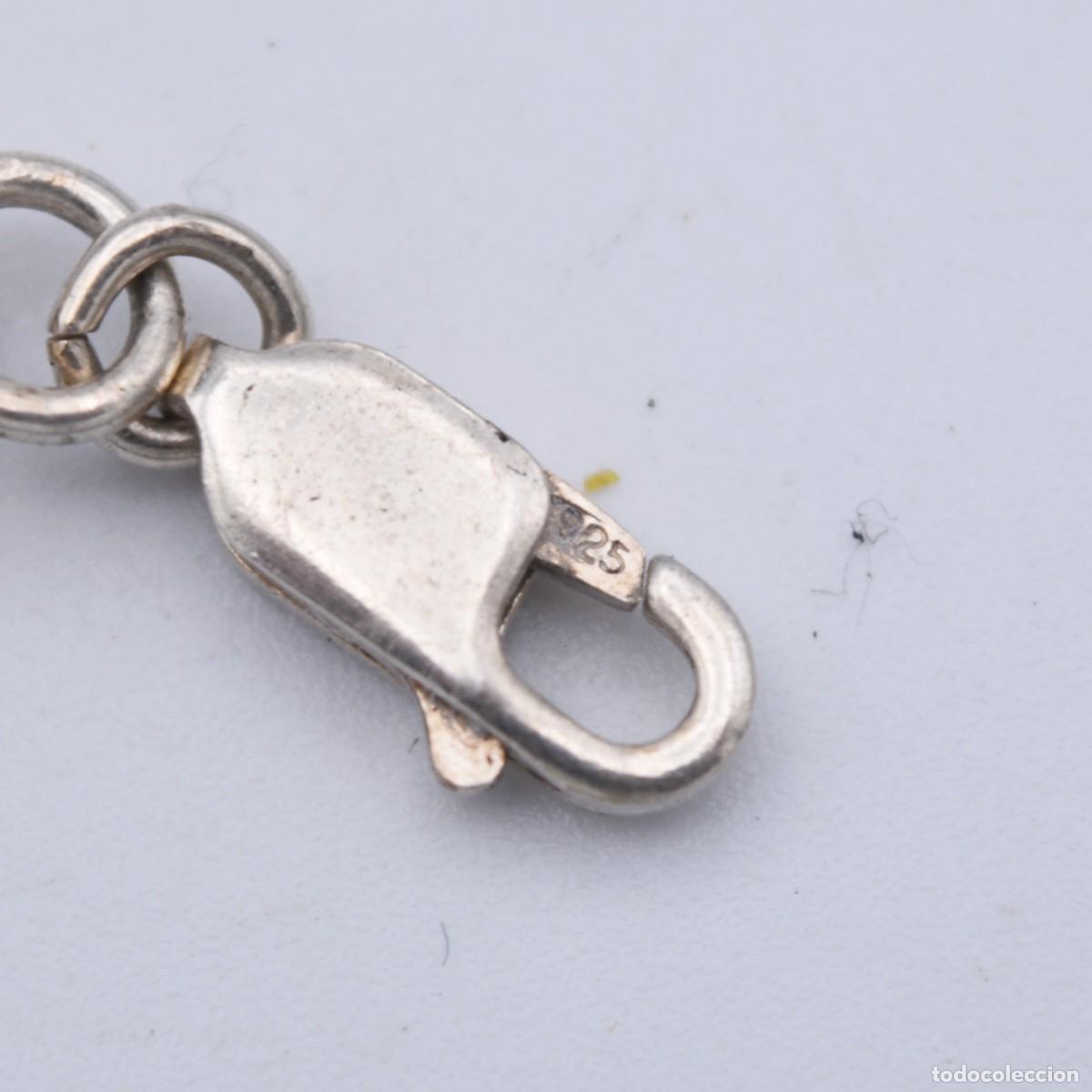 Antig&uuml;edades: Pulsera de plata con dise&ntilde;o de malla entrelazada - Foto 5