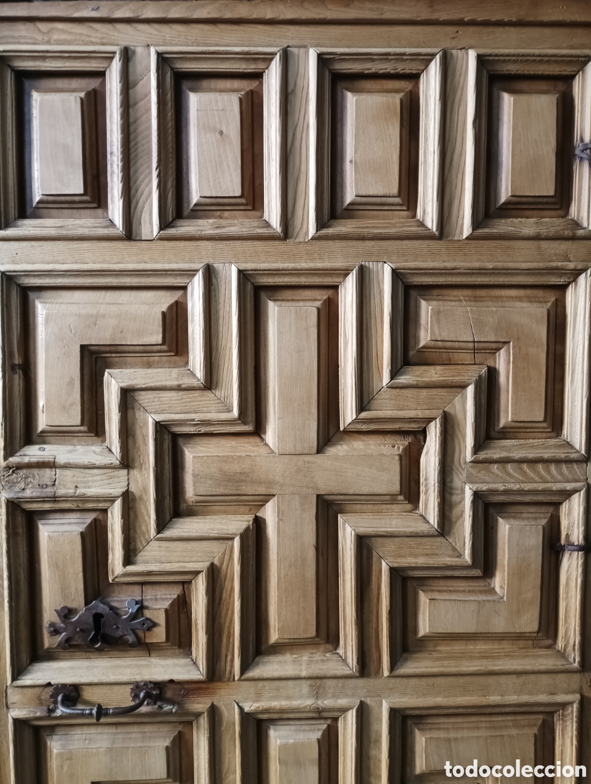 Antig&uuml;edades: PUERTA ANTIGUA DE MADERA - Foto 2