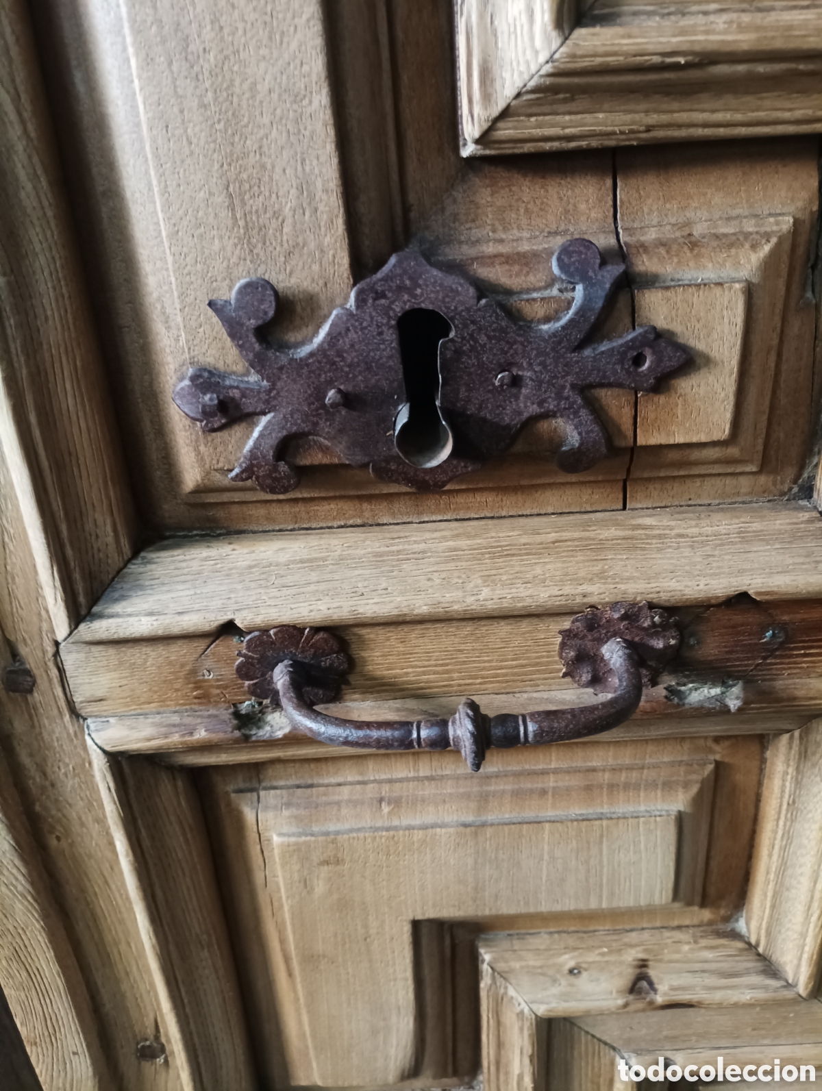 Antig&uuml;edades: PUERTA ANTIGUA DE MADERA - Foto 3