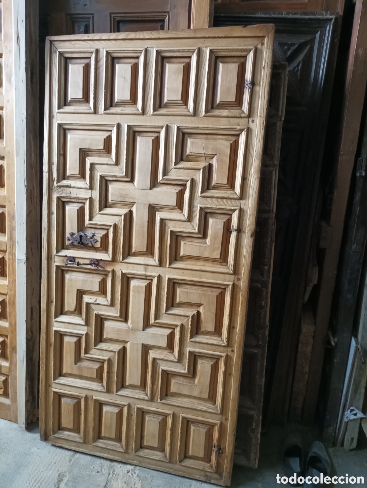 Antig&uuml;edades: PUERTA ANTIGUA DE MADERA - Foto 4