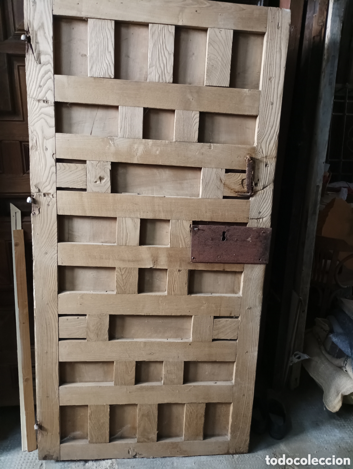 Antig&uuml;edades: PUERTA ANTIGUA DE MADERA - Foto 6