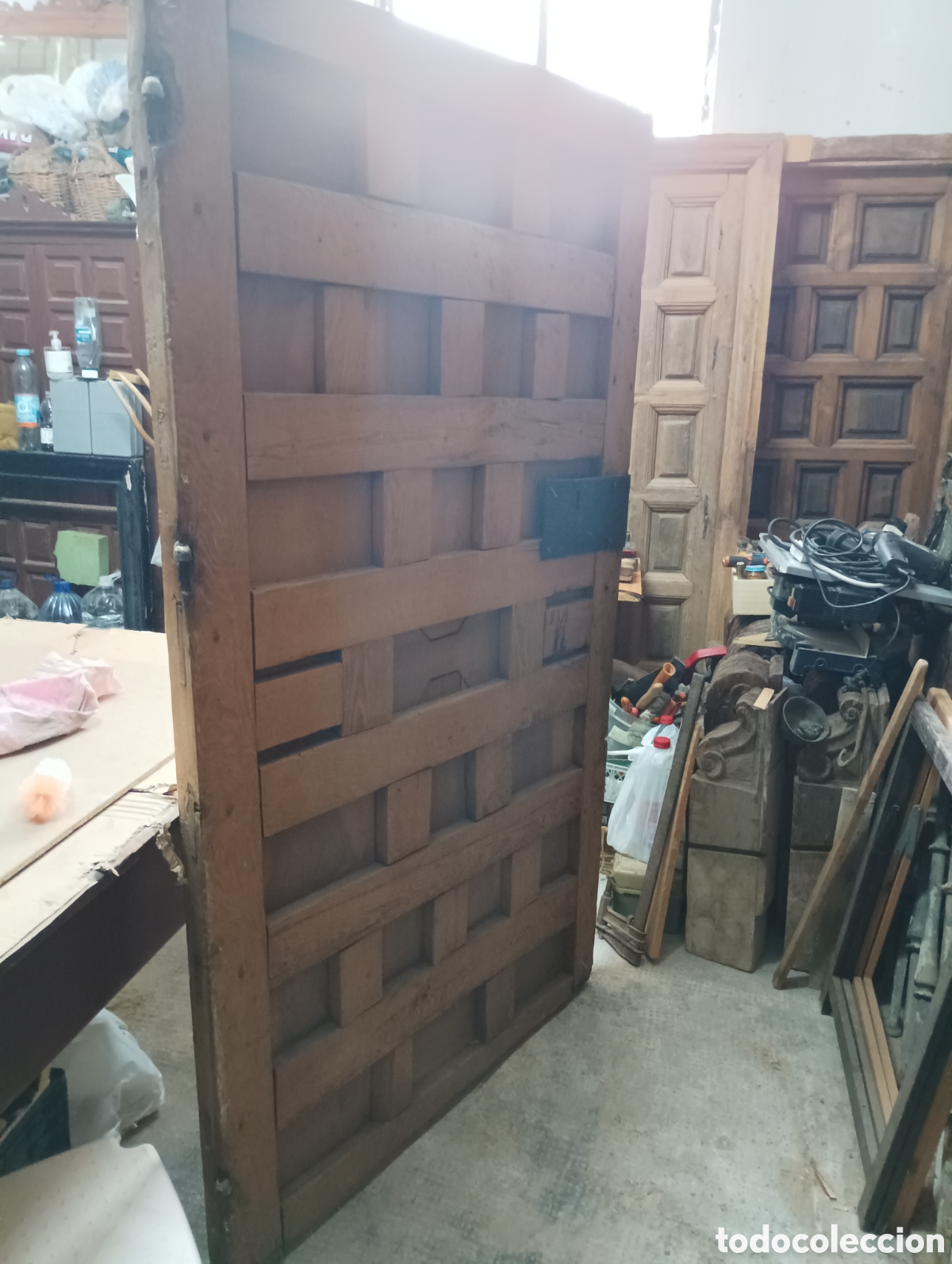 Antig&uuml;edades: PUERTA ANTIGUA DE MADERA - Foto 5