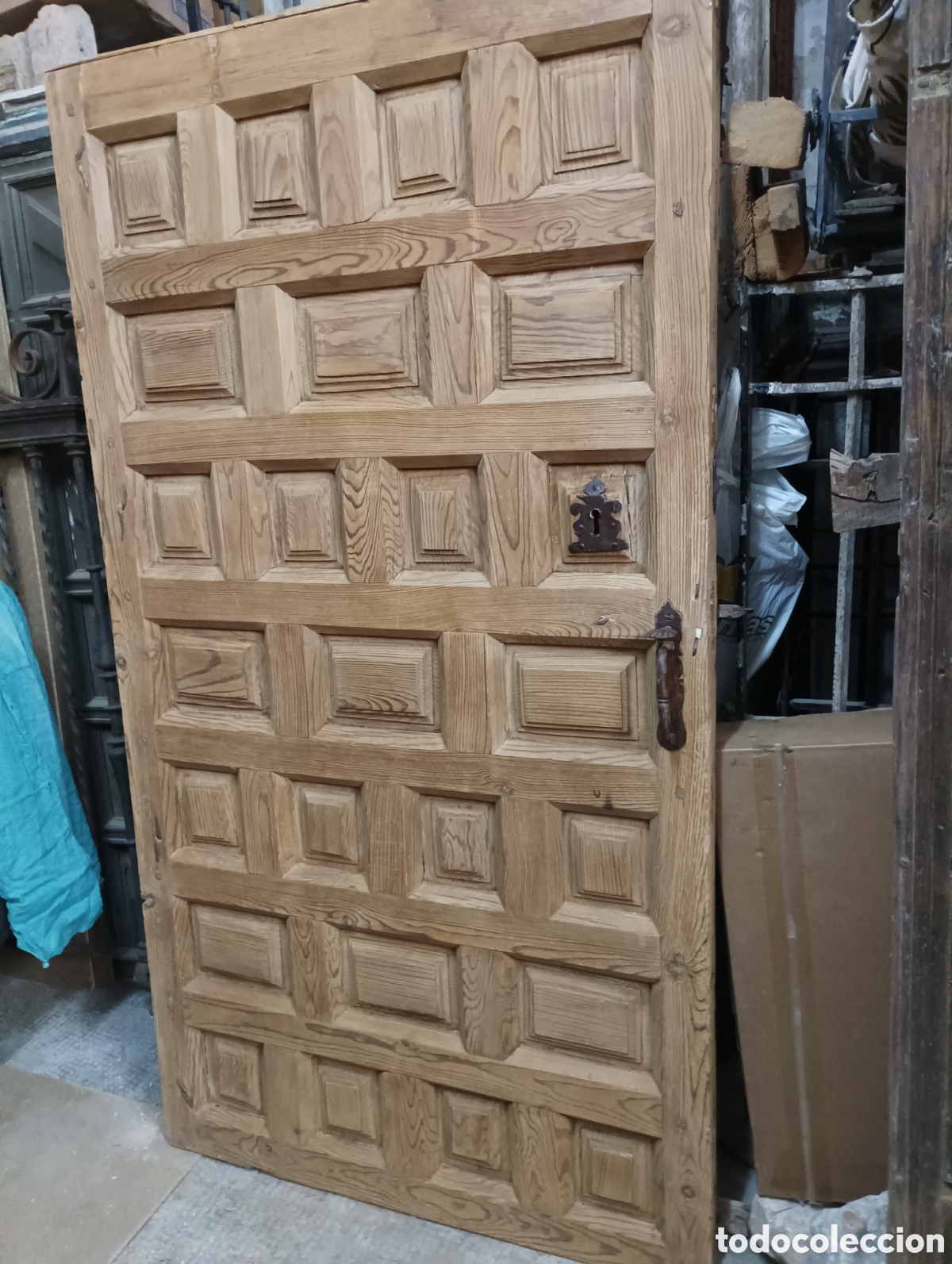 Antig&uuml;edades: PUERTA ANTIGUA DE MADERA - Foto 3