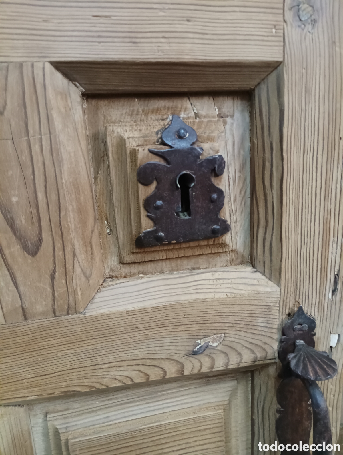 Antig&uuml;edades: PUERTA ANTIGUA DE MADERA - Foto 5