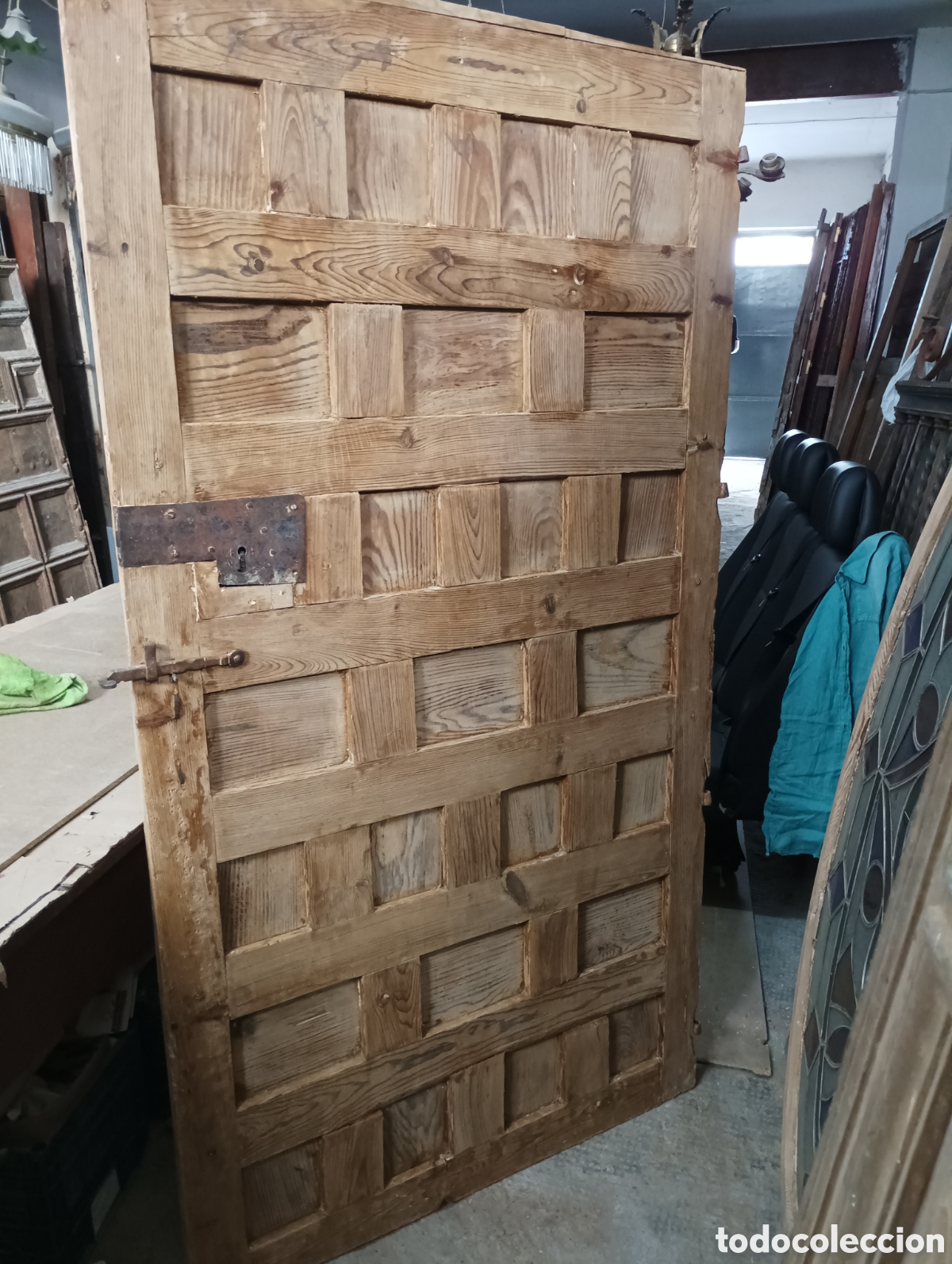Antig&uuml;edades: PUERTA ANTIGUA DE MADERA - Foto 7