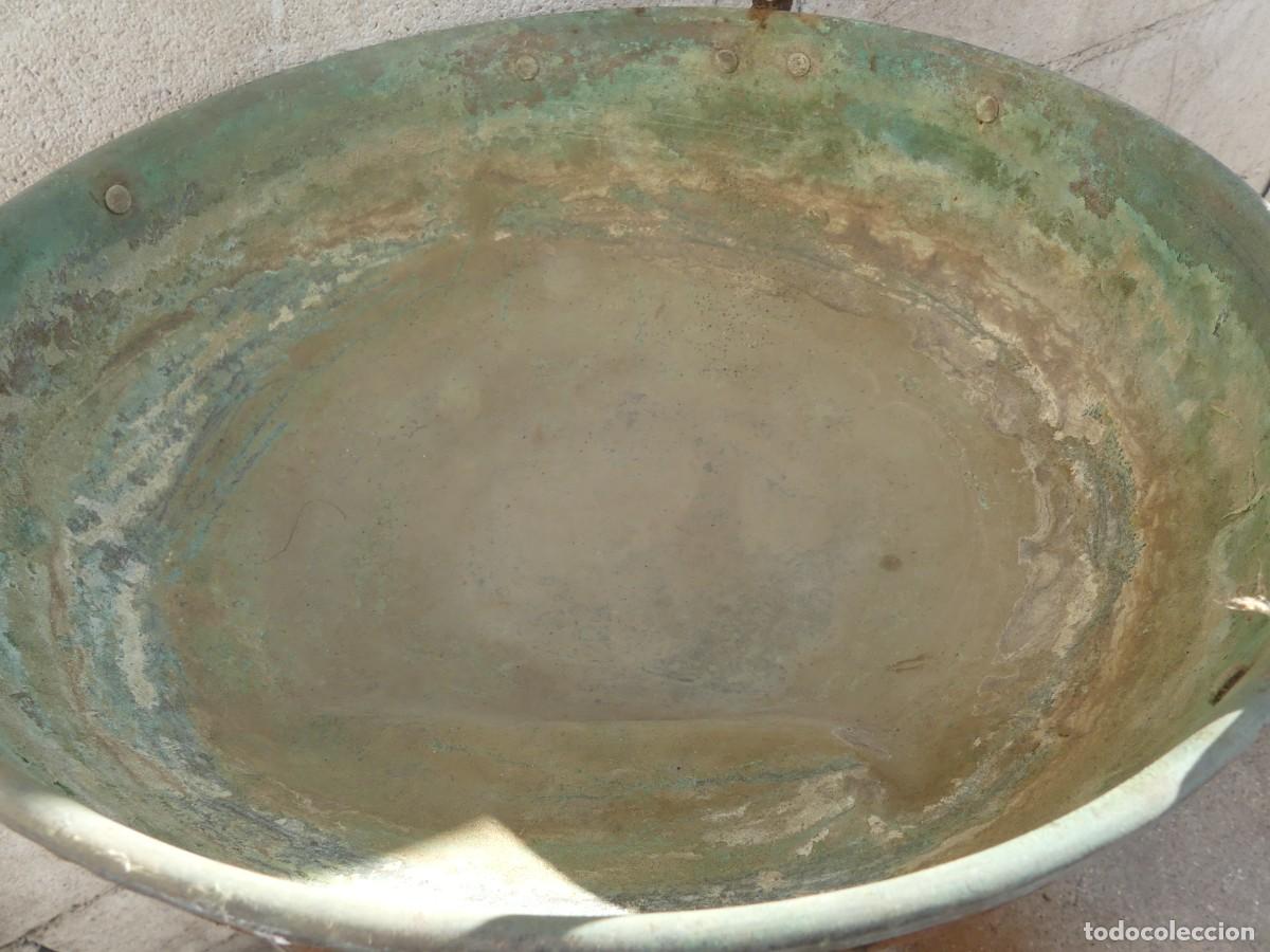 Antig&uuml;edades: MACETERO O SIMILAR DE LATON Y HIERRO - Foto 7