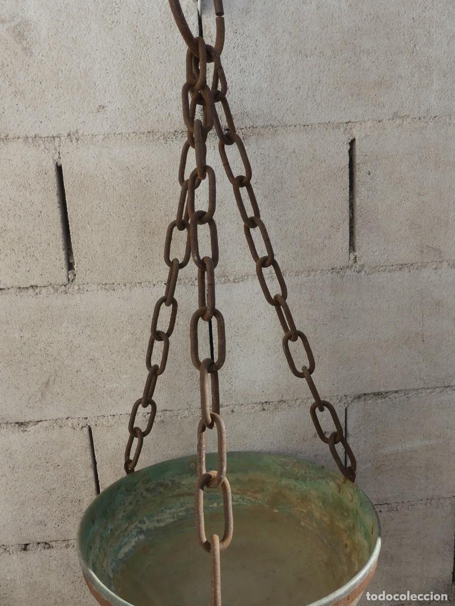 Antig&uuml;edades: MACETERO O SIMILAR DE LATON Y HIERRO - Foto 14