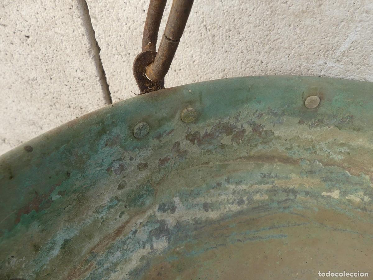 Antig&uuml;edades: MACETERO O SIMILAR DE LATON Y HIERRO - Foto 16