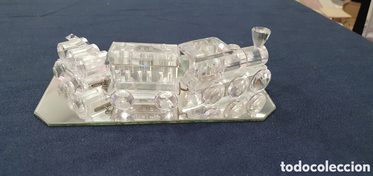 Antiguidades: SALIDA 0.01&euro;. Tren en cristal de Swarovski. (L133)