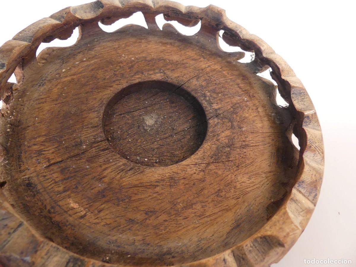 Antig&uuml;edades: BONITA PEANA DE MADERA - Foto 13