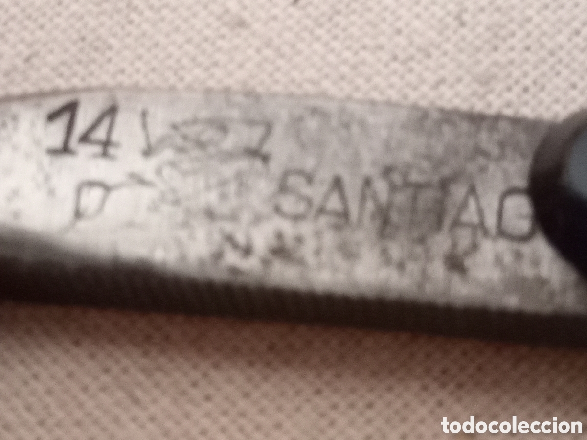Antig&uuml;edades: Navaja de afeitar con caja - Foto 5