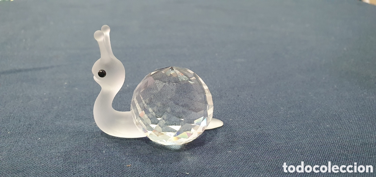 Antiguidades: SALIDA 0.01&euro;. Caracol en cristal de Swarovski. (L133)