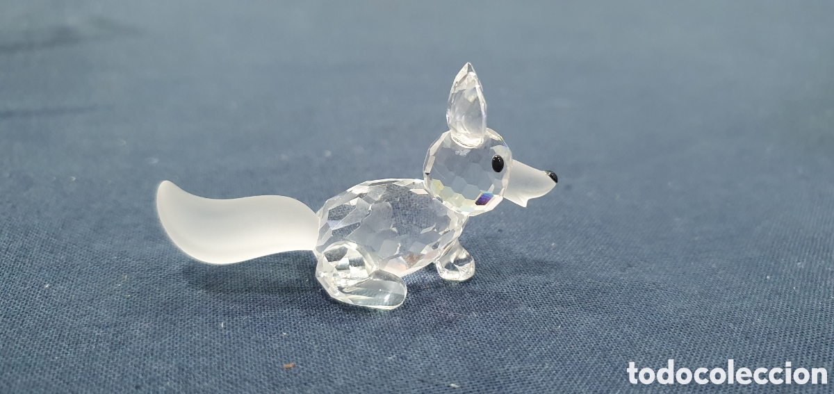 Antiguidades: SALIDA 0.01&euro;. Zorro de cristal de Swarovski. (L133)