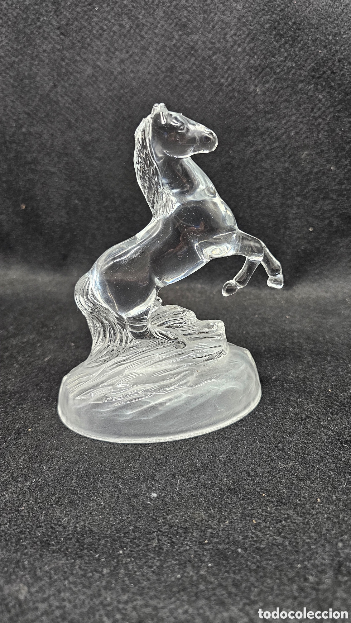 Antig&uuml;edades: Caballo de vidrio de plomo