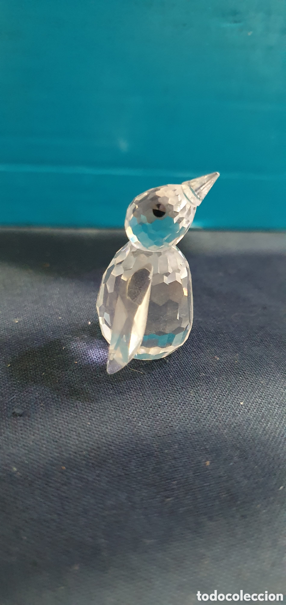 Antiguidades: SALIDA 0.01&euro;. Ping&uuml;ino en cristal de Swarovski. (L133)