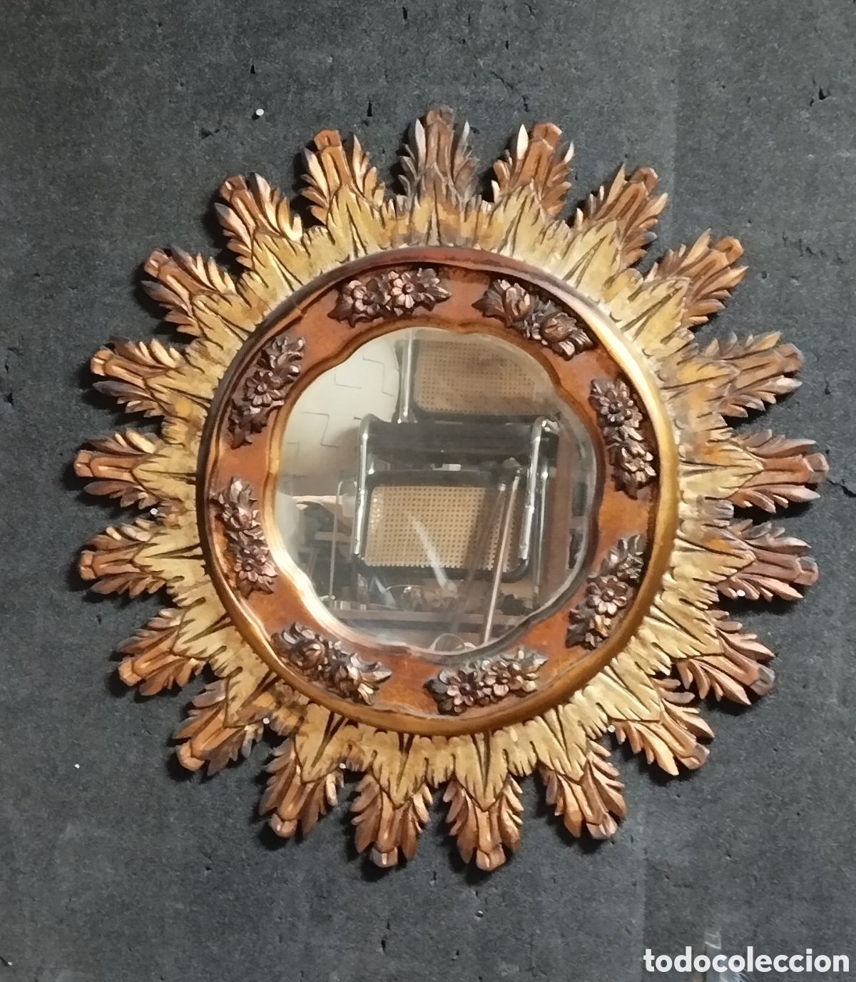 Antig&uuml;edades: Antiguo Espejo de madera