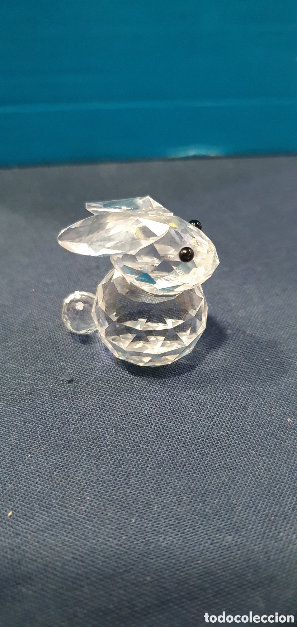 Antiques: SALIDA 0.01&euro;. Conejo en cristal de Swarovski. (L133)