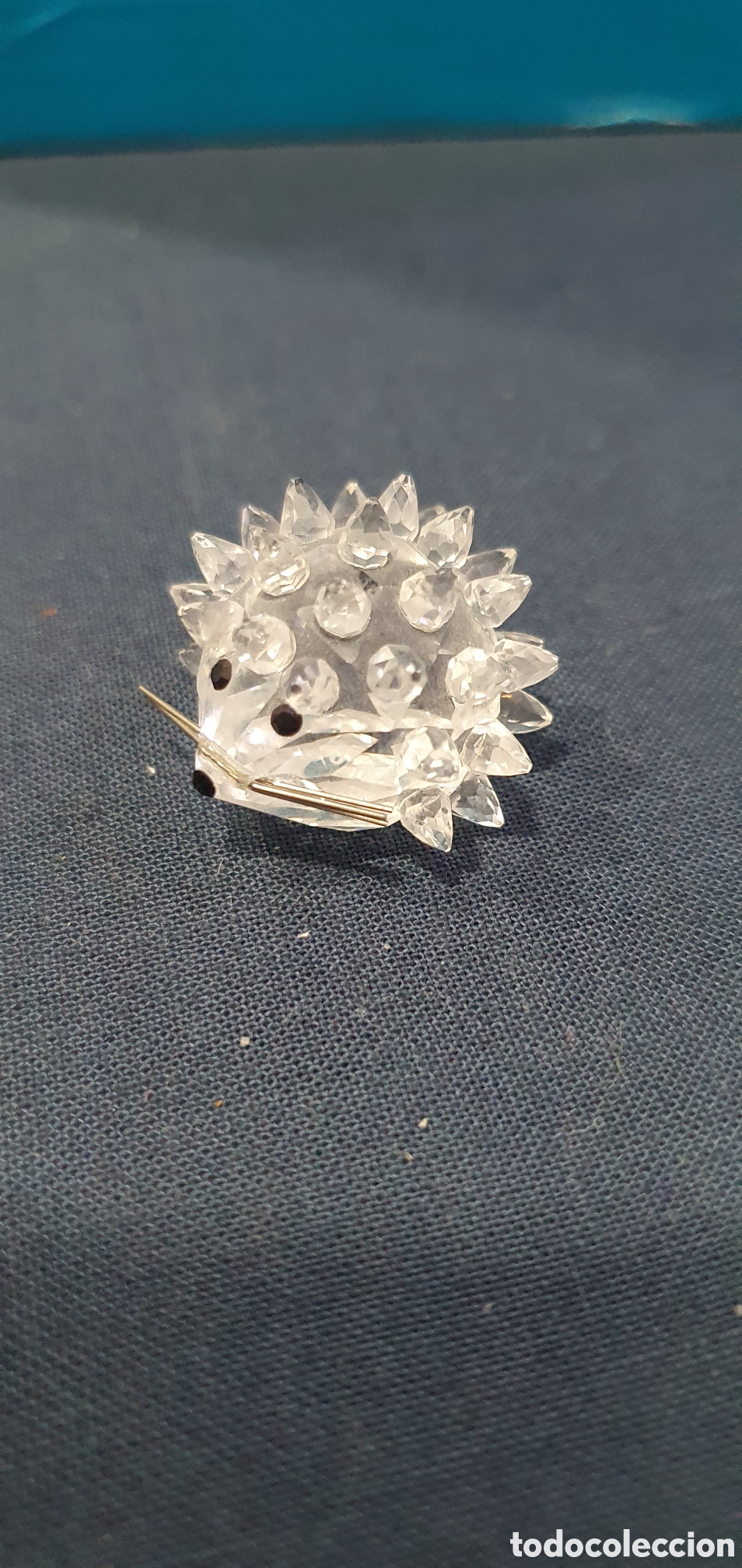Antiques: Erizo de cristal de Swarovski. (L133)