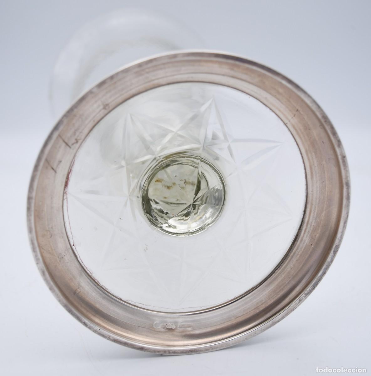 Antig&uuml;edades: Florero / jarr&oacute;n antiguo con base de plata - Foto 10