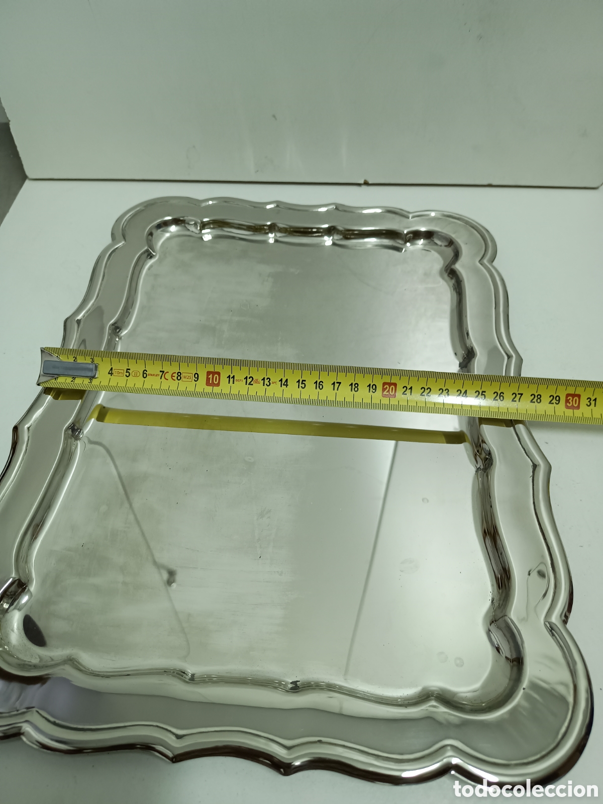 Antig&uuml;edades: BANDEJA PLATEADA - 37,5x27,5cm - Foto 4