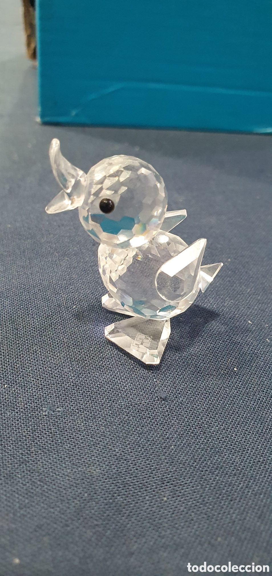 Antiques: SALIDA 0.01&euro;. Pollito de cristal de Swarovski. (L133)