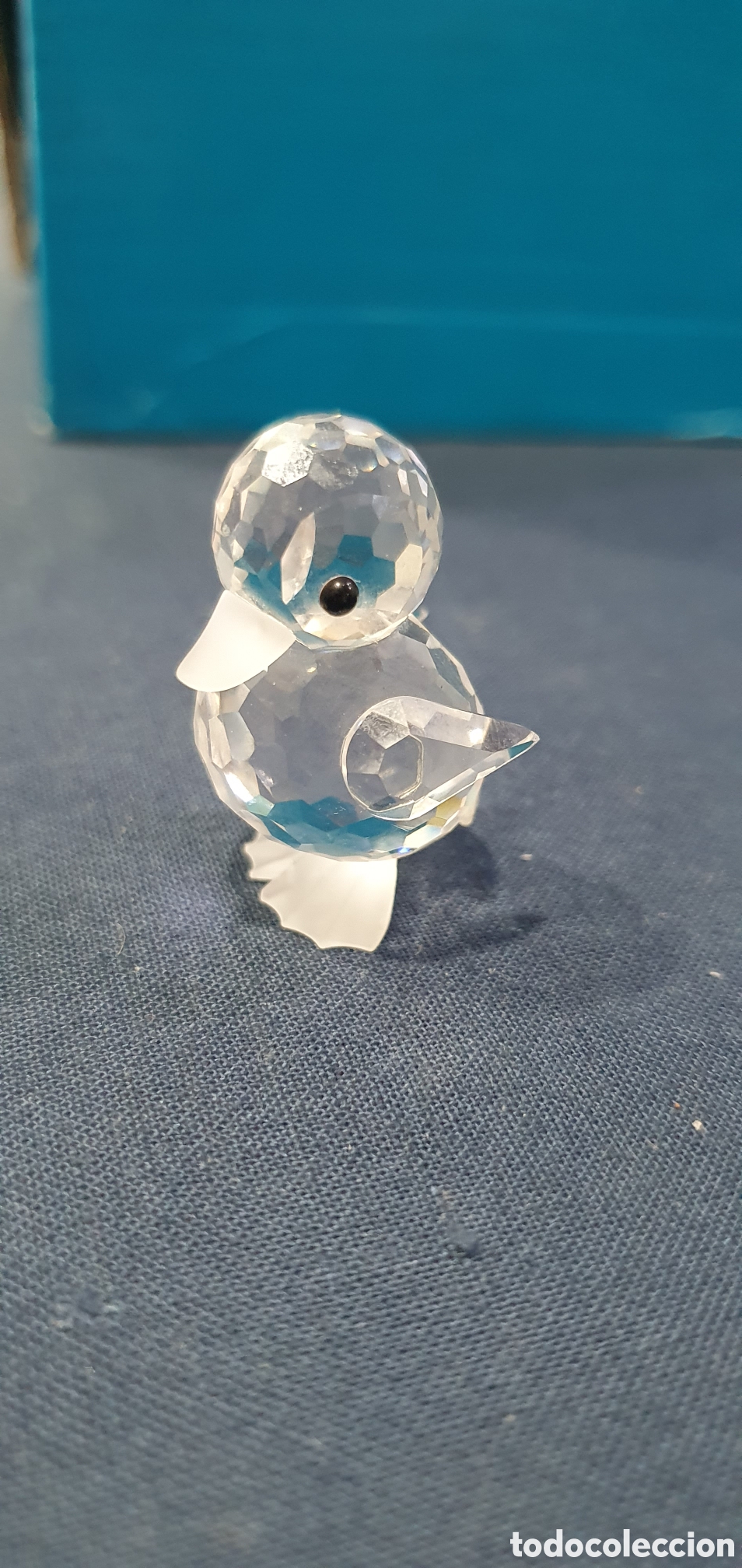 Antiques: SALIDA 0.01&euro;. Pollito de cristal de Swarovski. (L133)