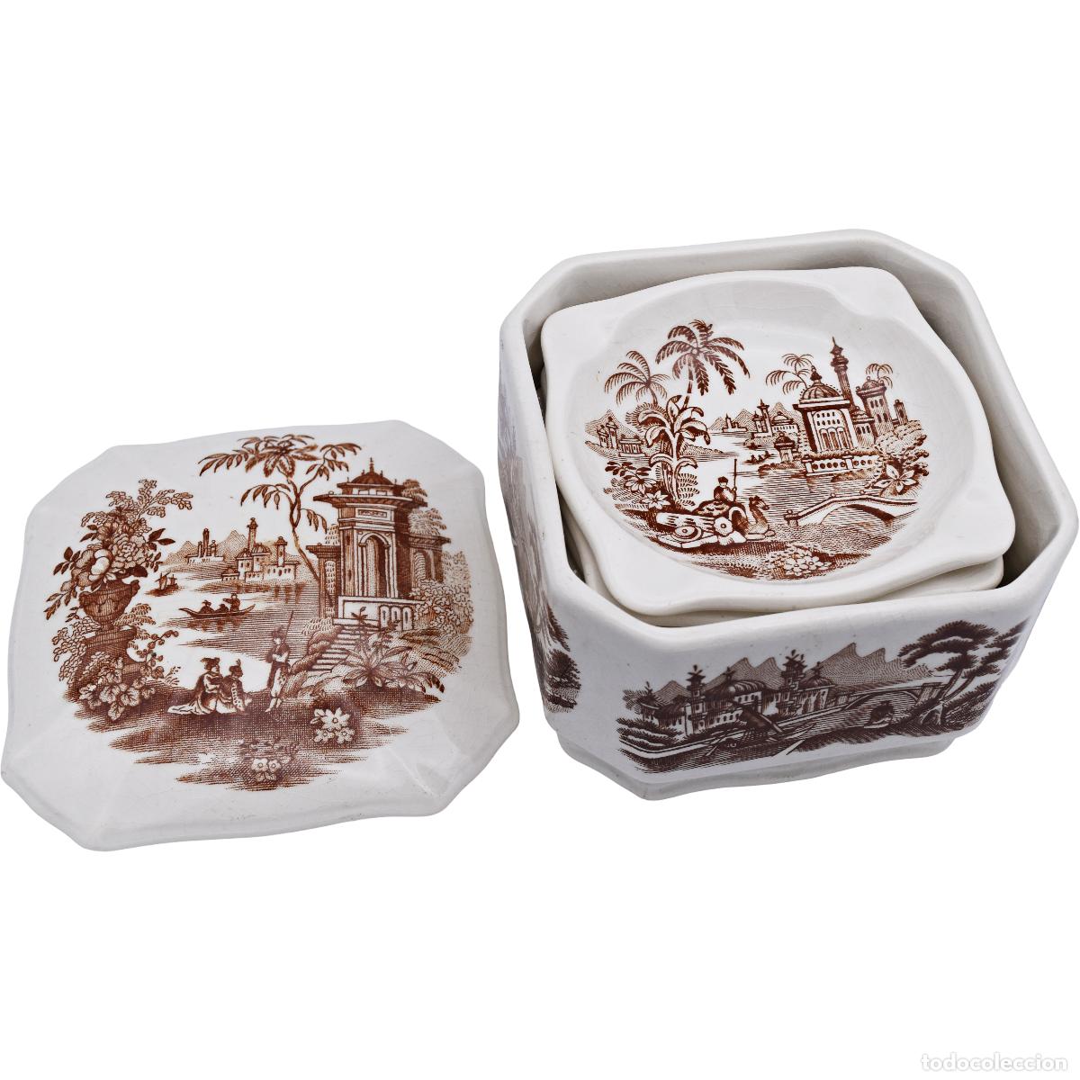 Antiguidades: La Cartuja Pickman - Ceniceros de porcelana