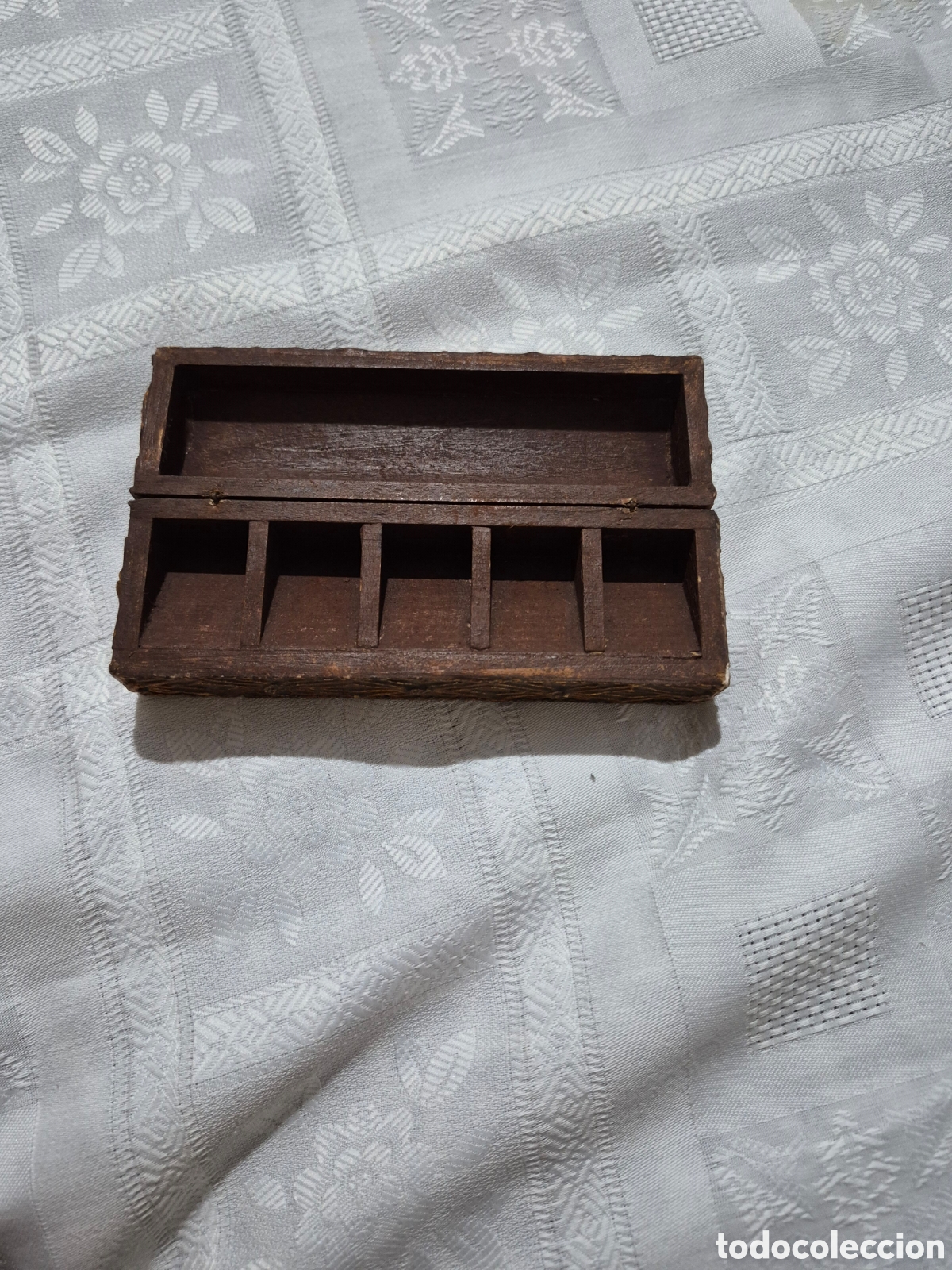 Antig&uuml;edades: Antigua caja para sellos - Foto 2