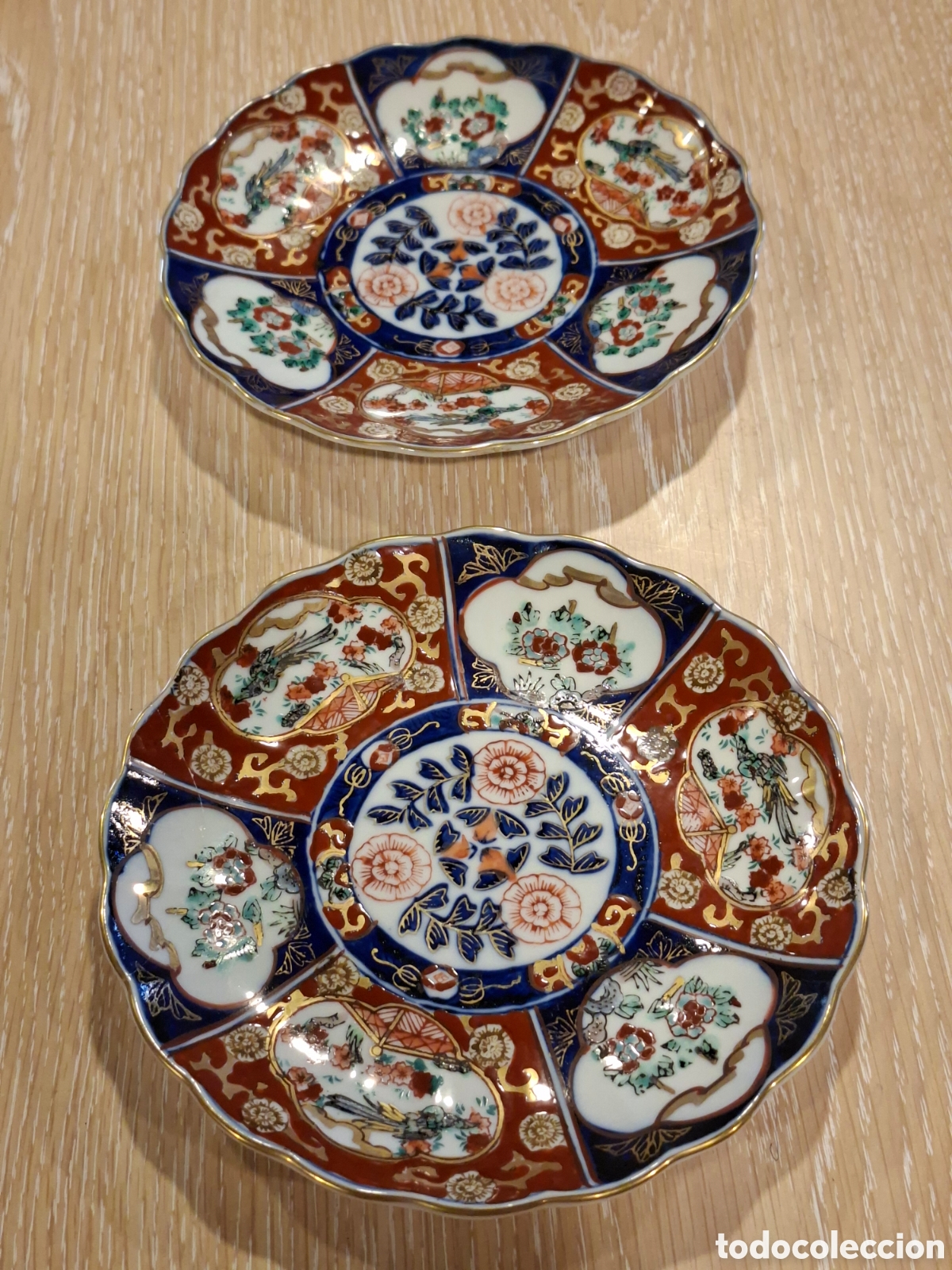 Antig&uuml;edades: Pareja de platos estilo Imari
