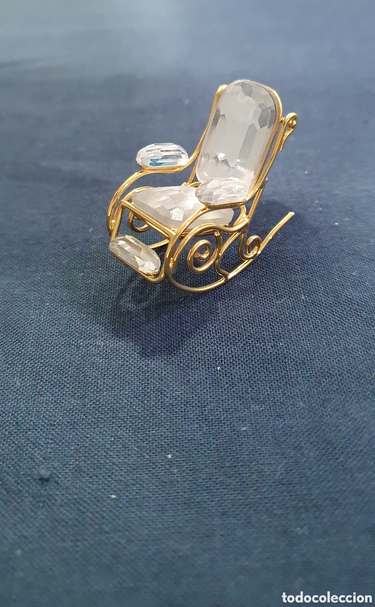 Antiguidades: SALIDA 0.01&euro;. Mecedora en cristal de Swarovski. (L133)