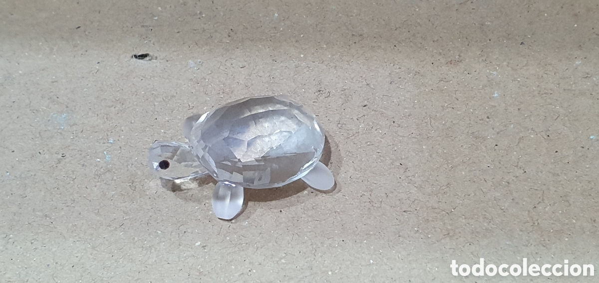 Antiques: SALIDA 0.01&euro;. Tortuga en cristal de Swarovski. (L133)