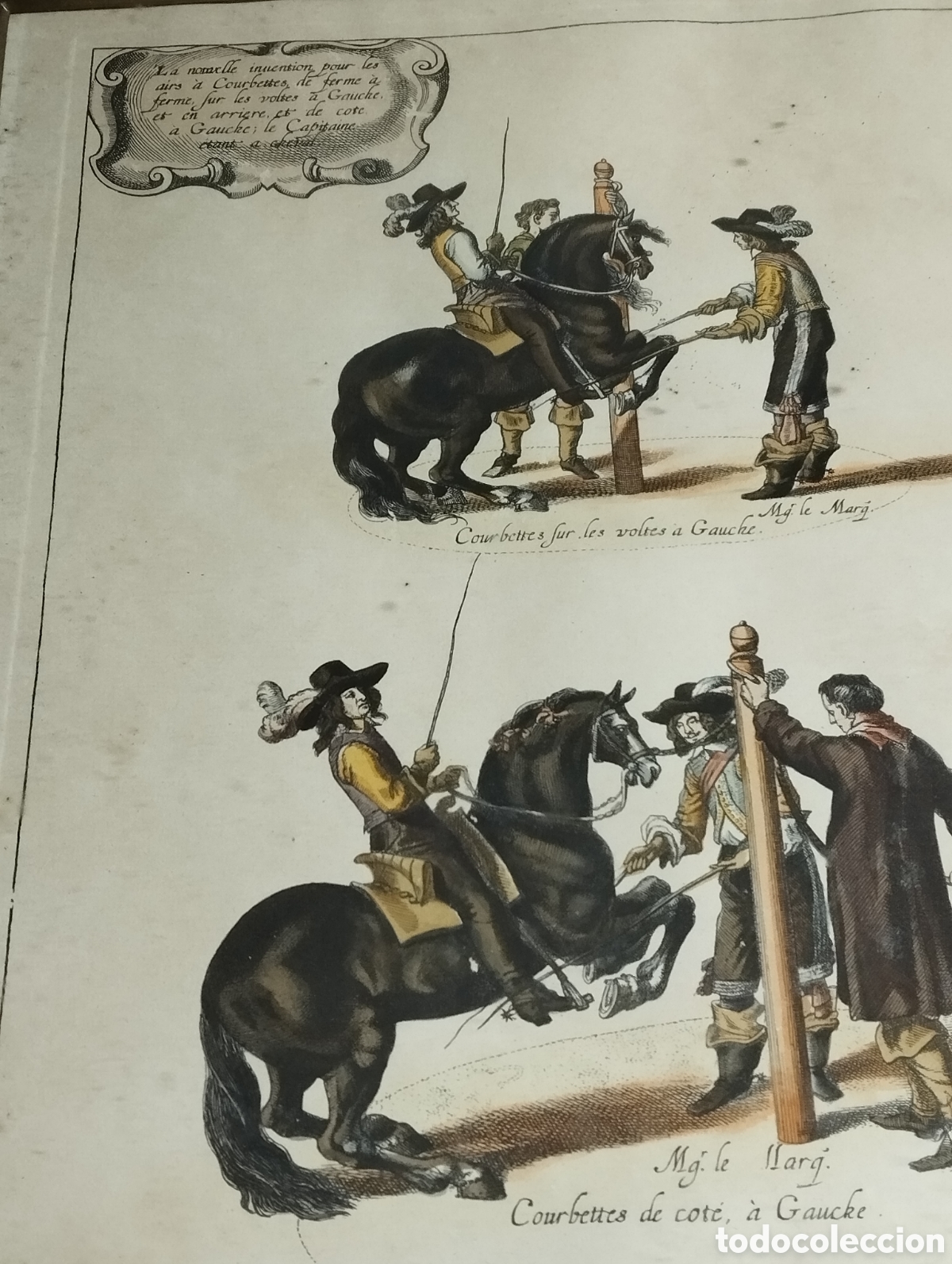 Antig&uuml;edades: Litograf&iacute;a la doma del caballo - Foto 3