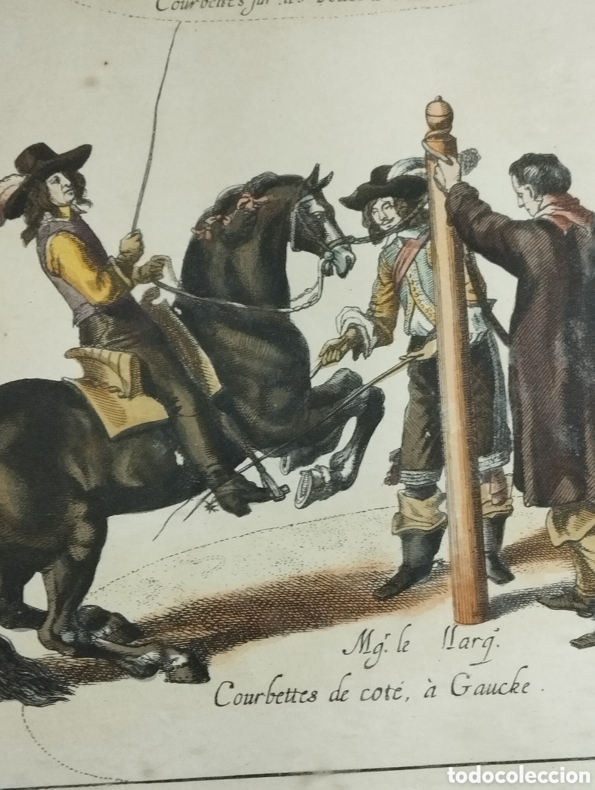 Antig&uuml;edades: Litograf&iacute;a la doma del caballo - Foto 4