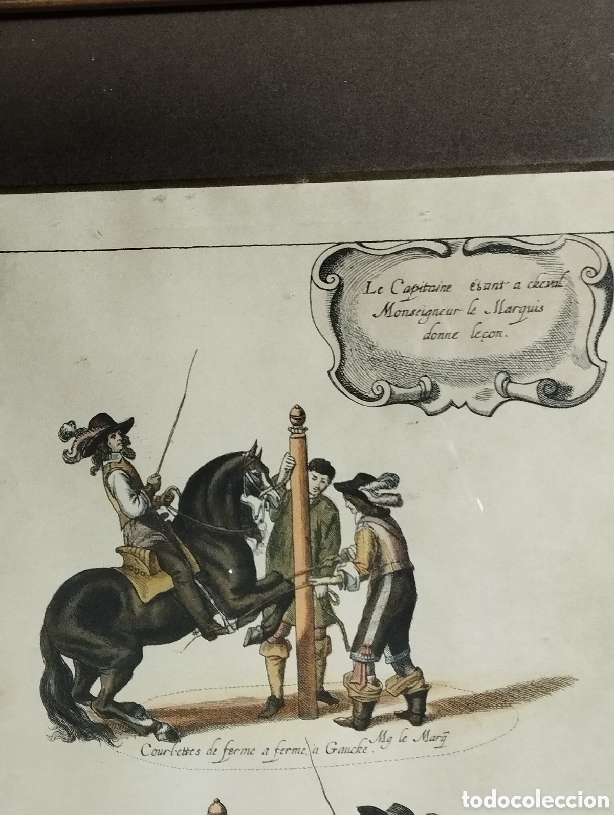 Antig&uuml;edades: Litograf&iacute;a la doma del caballo - Foto 5