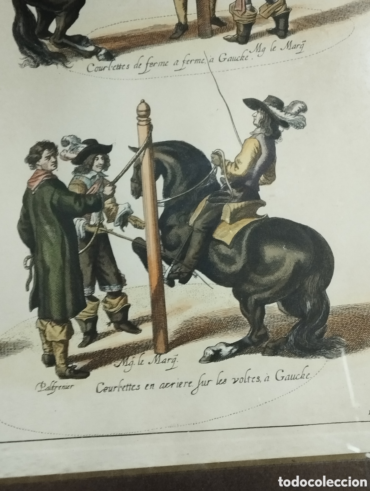 Antig&uuml;edades: Litograf&iacute;a la doma del caballo - Foto 7