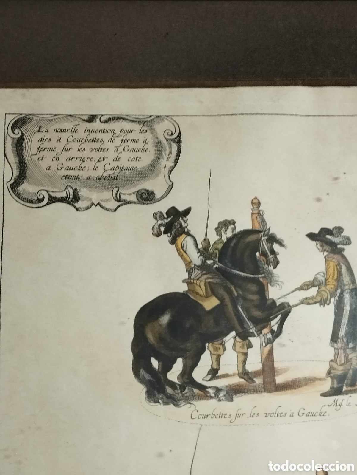 Antig&uuml;edades: Litograf&iacute;a la doma del caballo - Foto 8