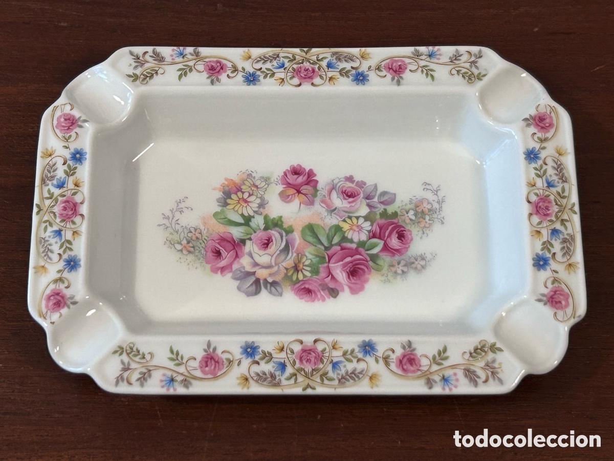 Antig&uuml;edades: CENICERO PORCELANA. PASTAS Y ESMALTES DE LIMOGES. EME. MADE IN SPAIN