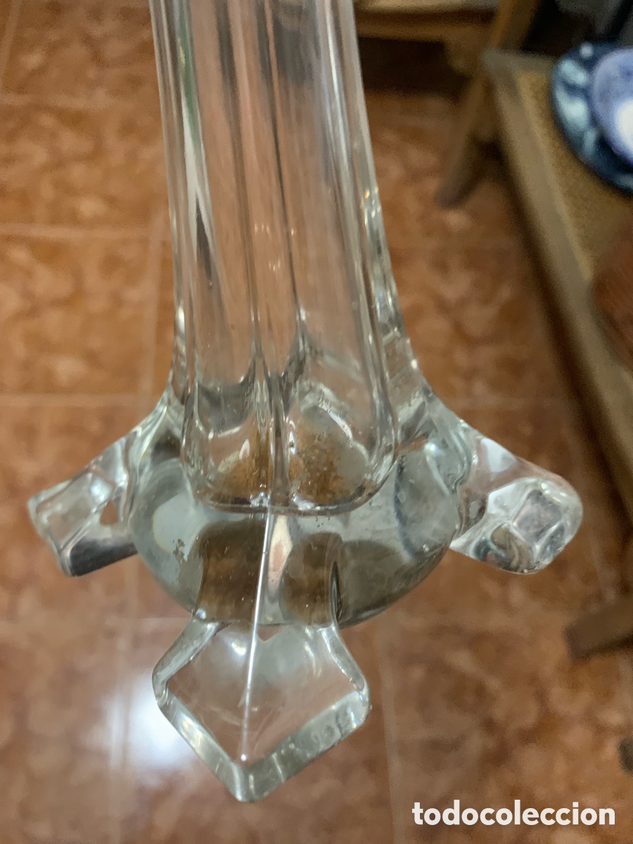 Antig&uuml;edades: VIOLETERO CRISTAL ANTIGUO, 50 CMS - Foto 2