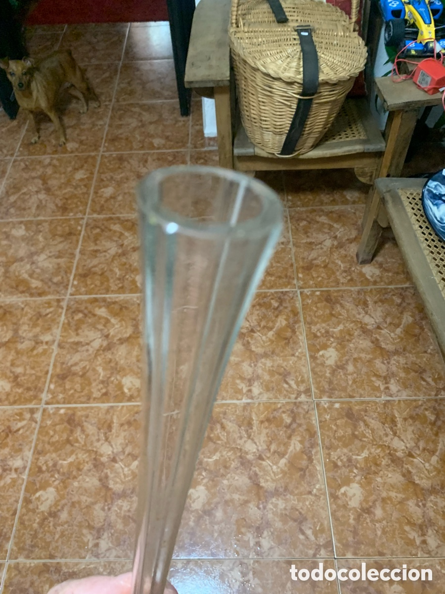 Antig&uuml;edades: VIOLETERO CRISTAL ANTIGUO, 50 CMS - Foto 4