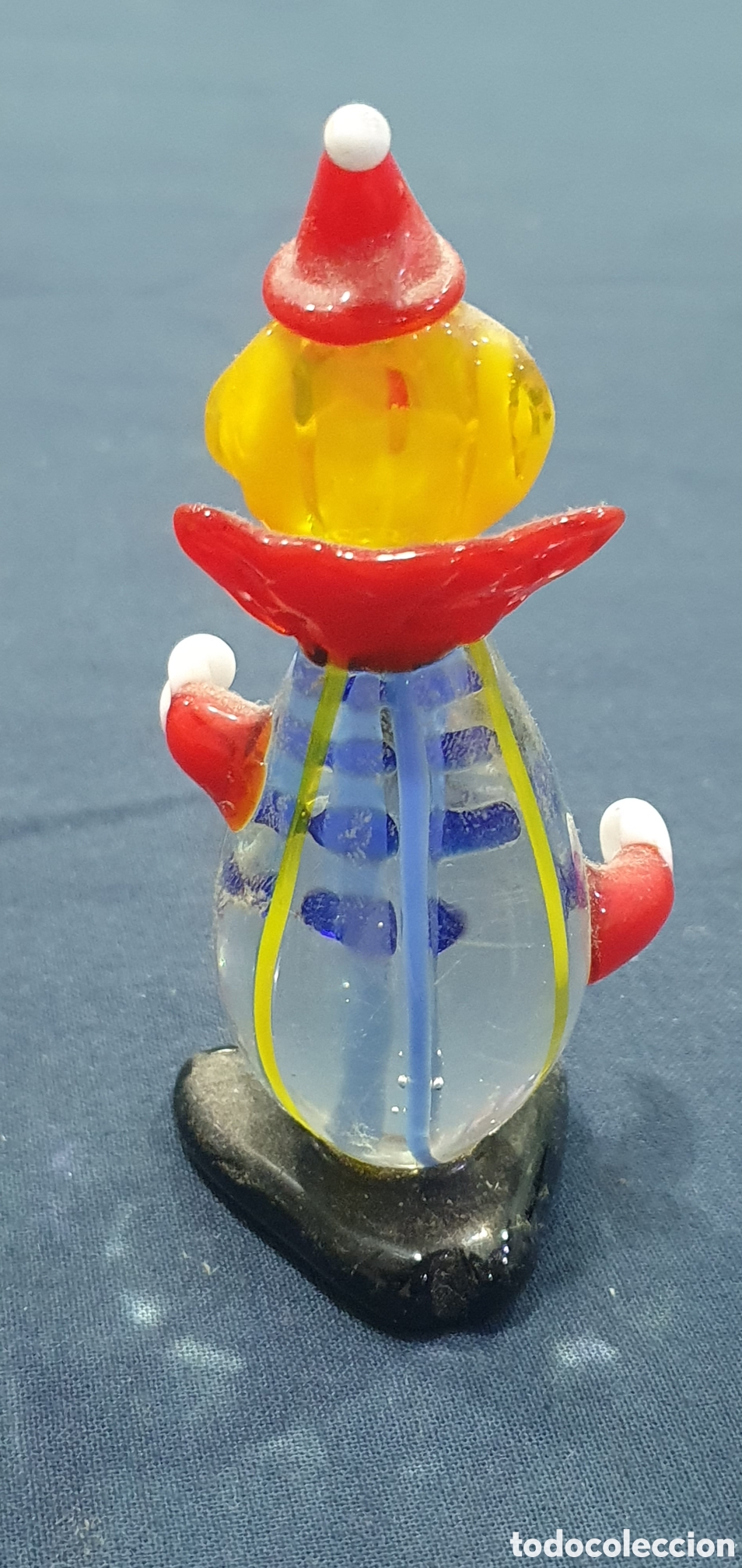 Antig&uuml;edades: Payaso en cristal de Murano. (L133) - Foto 3