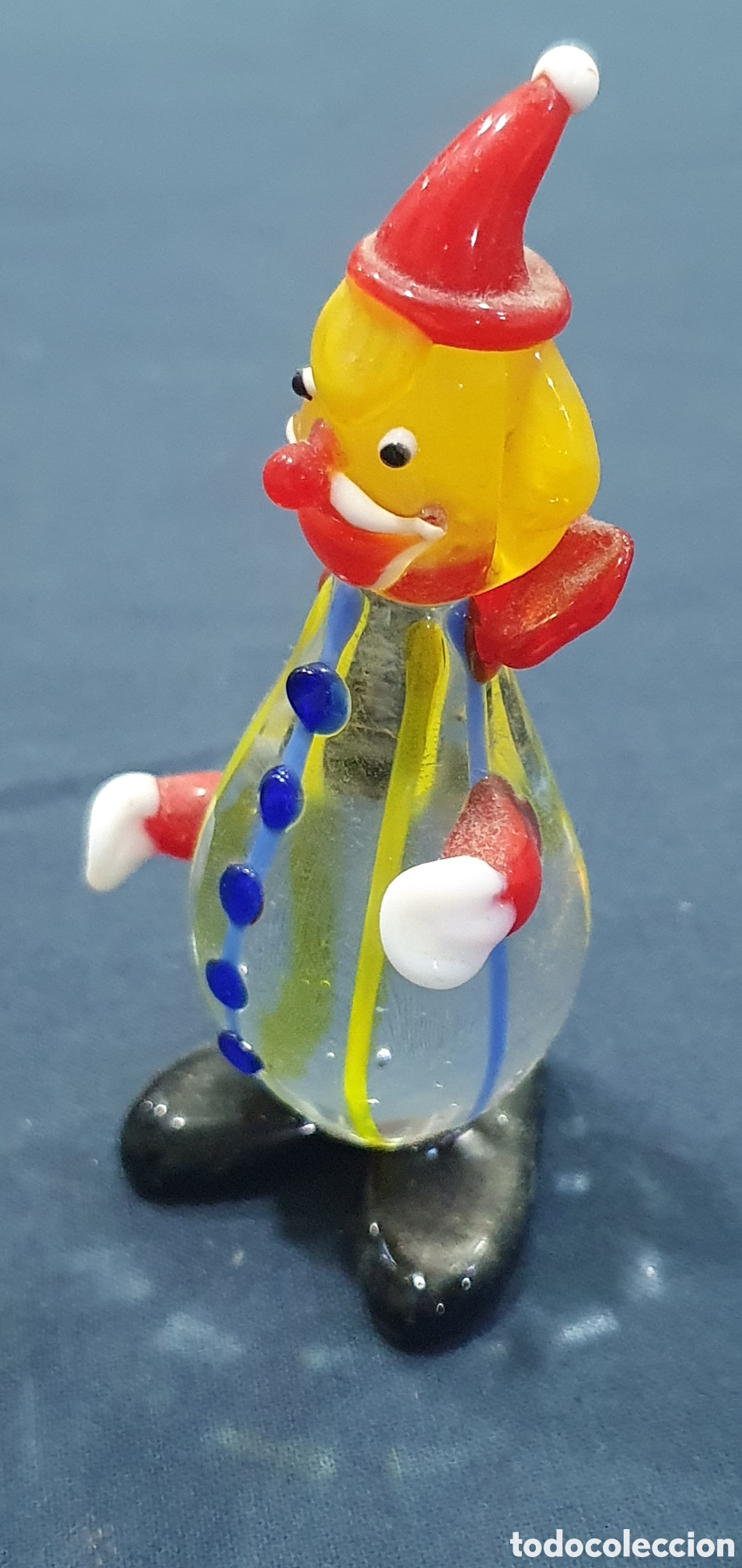 Antig&uuml;edades: Payaso en cristal de Murano. (L133) - Foto 4