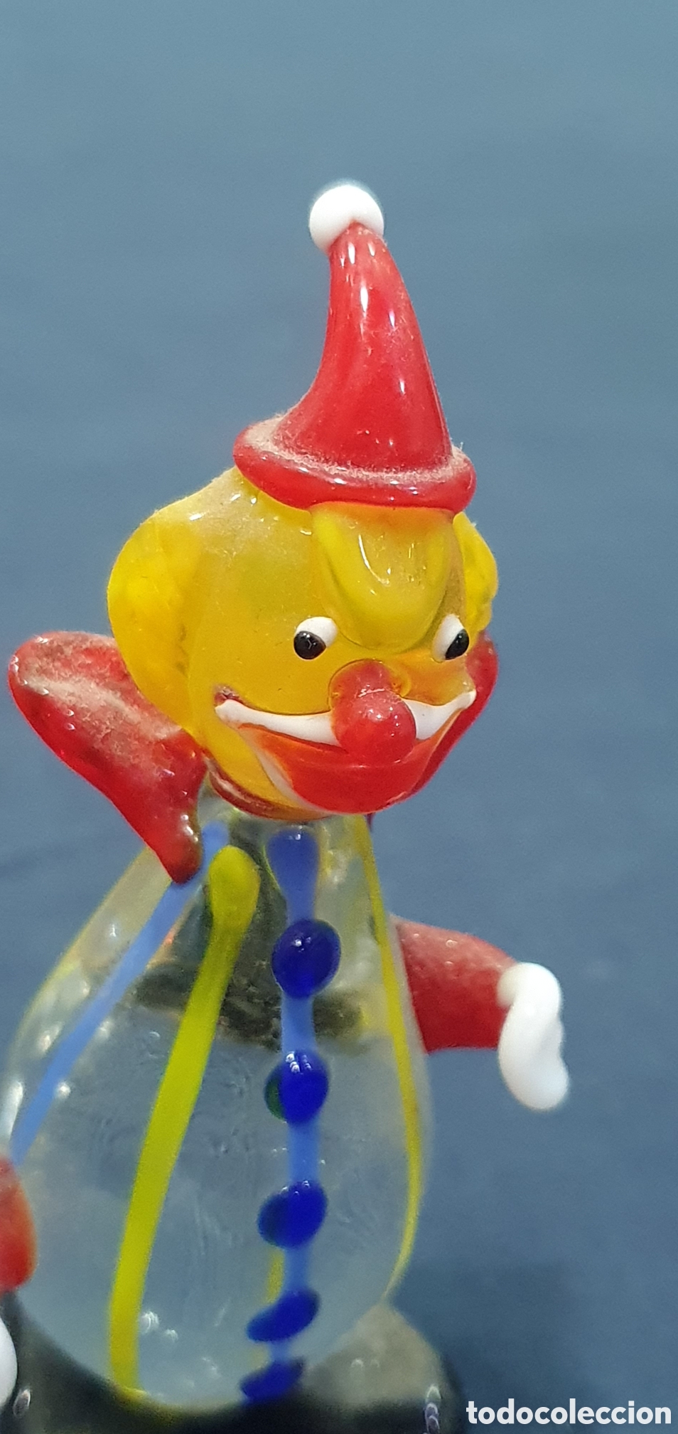 Antig&uuml;edades: Payaso en cristal de Murano. (L133) - Foto 5