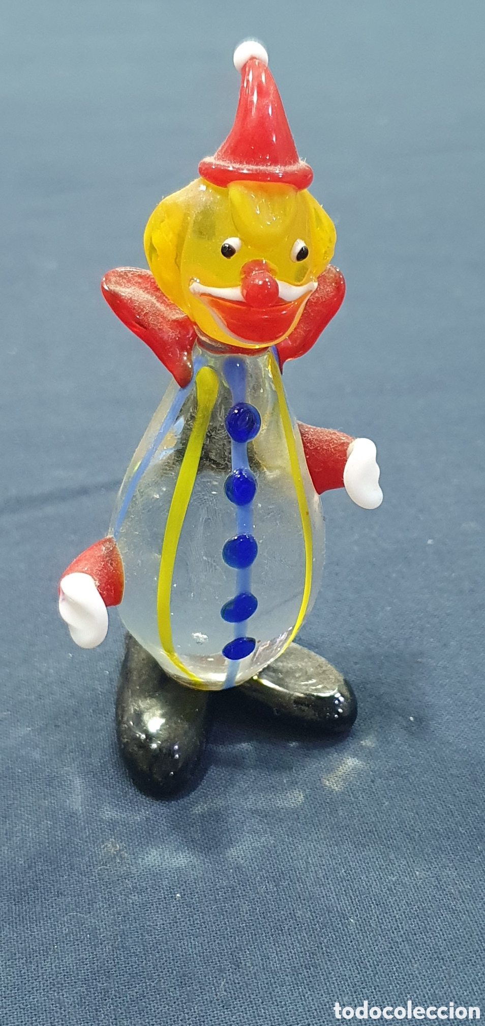 Antiquit&auml;ten: Payaso en cristal de Murano. (L133)