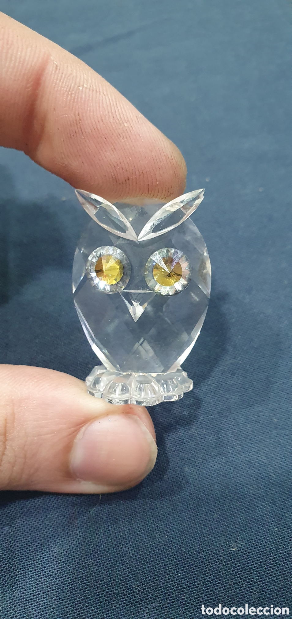 Antiques: SALIDA 0.01&euro;. Buho en cristal de Swarovski. (L133)