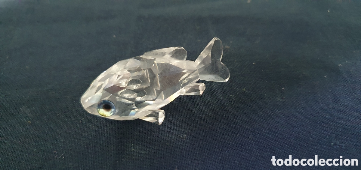 Antiguidades: SALIDA 0.01&euro;. Pez en cristal de Swarovski. (L133)