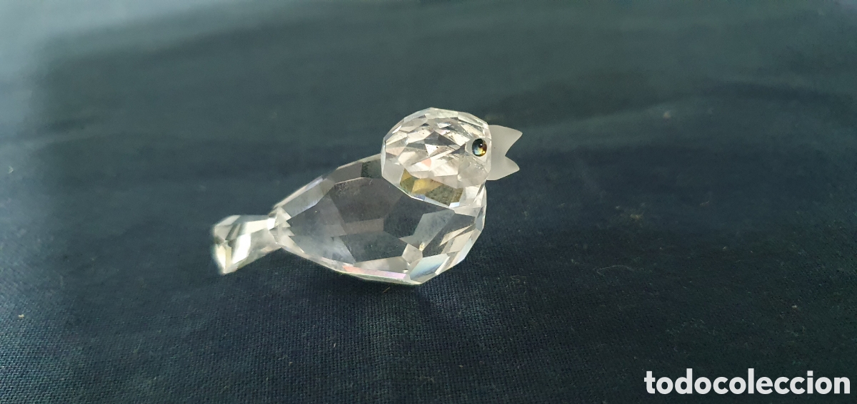 Antiguidades: SALIDA 0.01&euro;. Pajaro en cristal de Swarovski. (L133)